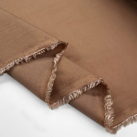 Soft Twill Shirting Salmon Italian Ex Designer Dress Fabric Fold