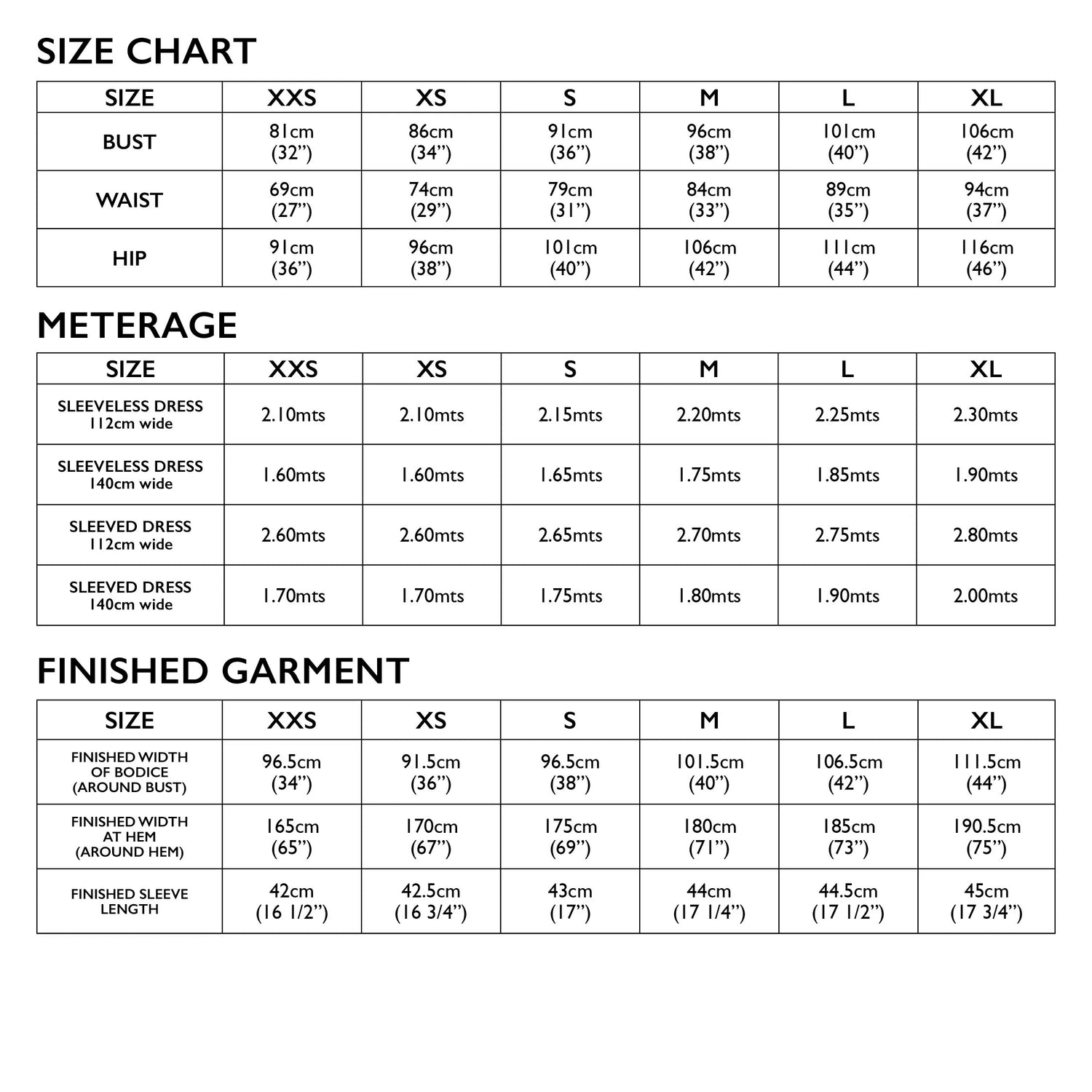 Tessuti - Sophie Dress Pattern (UK XXS-XL)