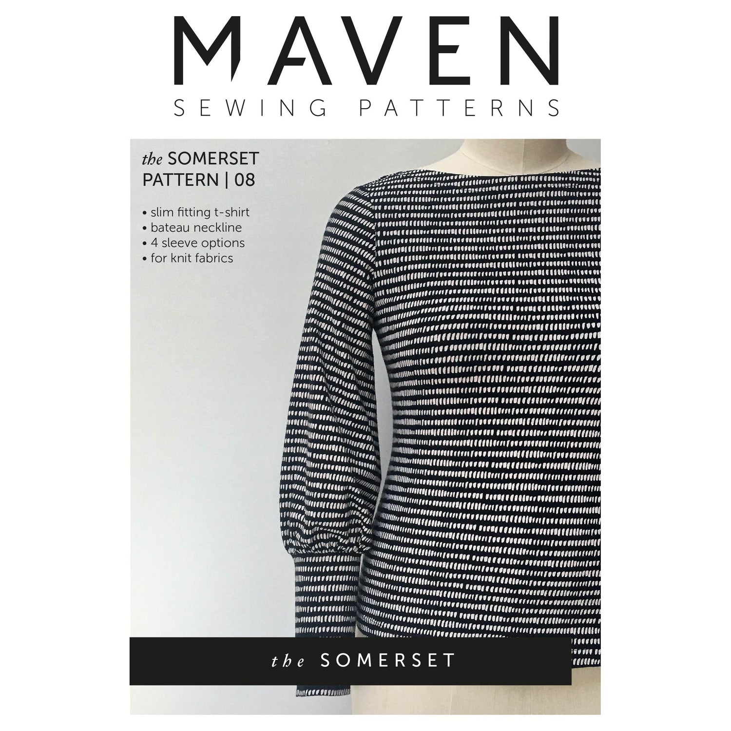 Maven - Somerset T-Shirt Sewing Pattern