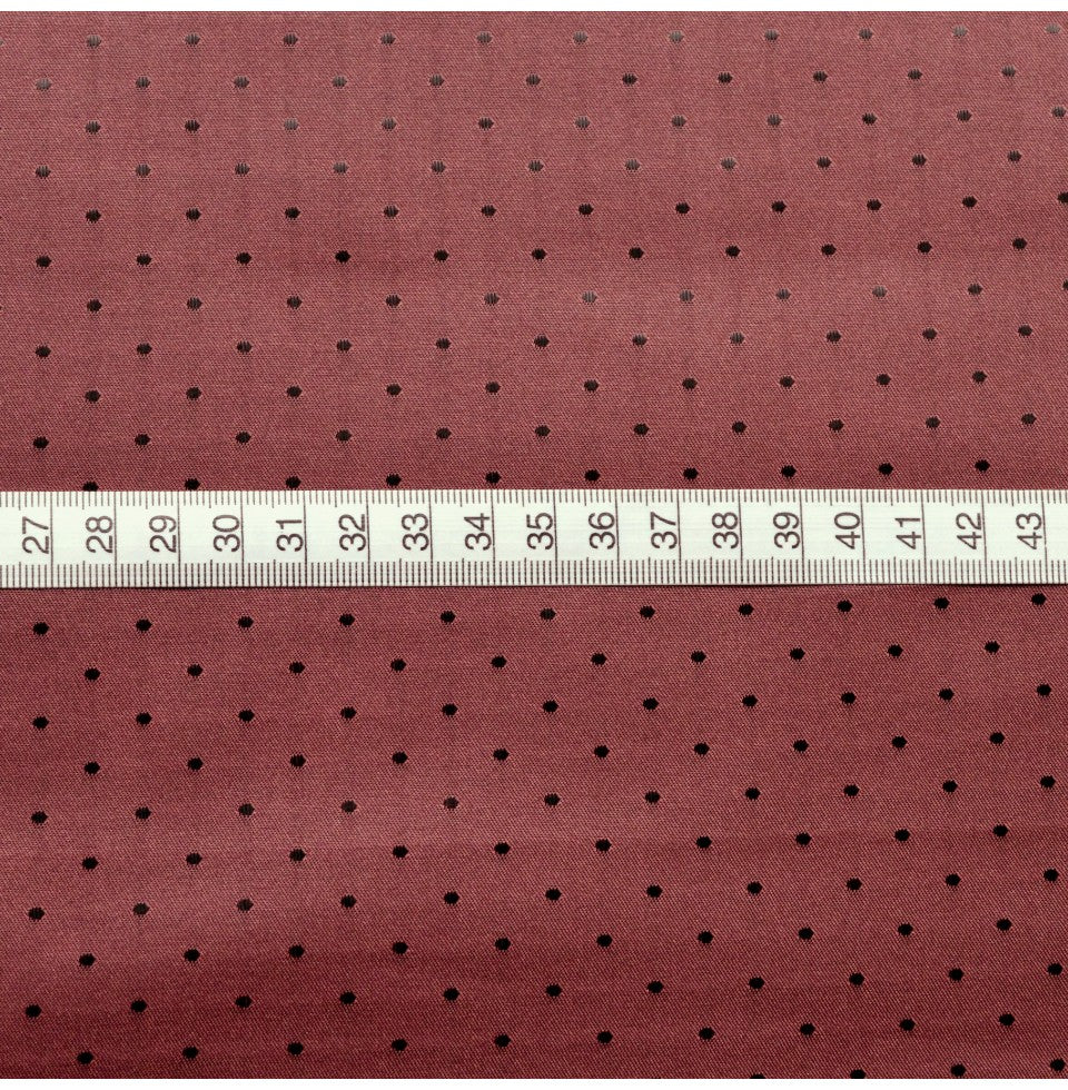 Spotty Lining - Dark Red