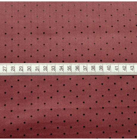 Spotty Lining Dark Red Polyester Spotty Dark Red Dress Lining Fabric S