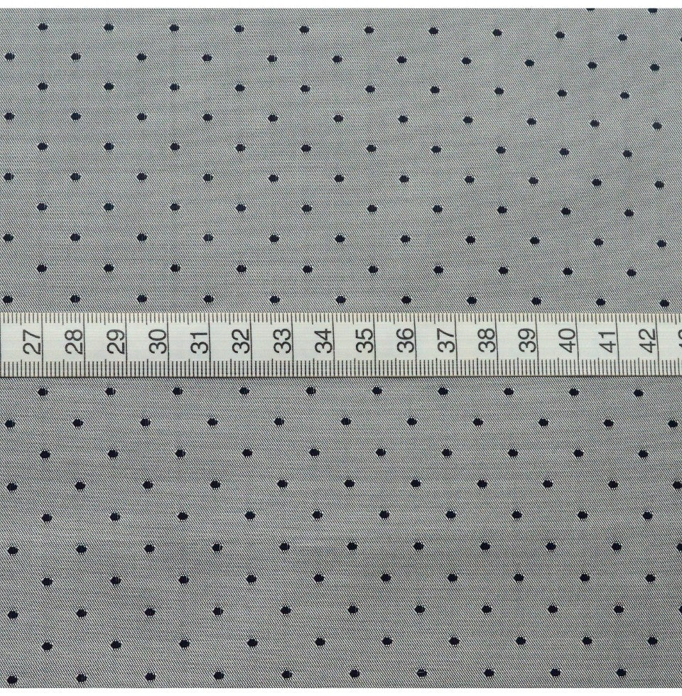 Spotty Lining - Silver Grey