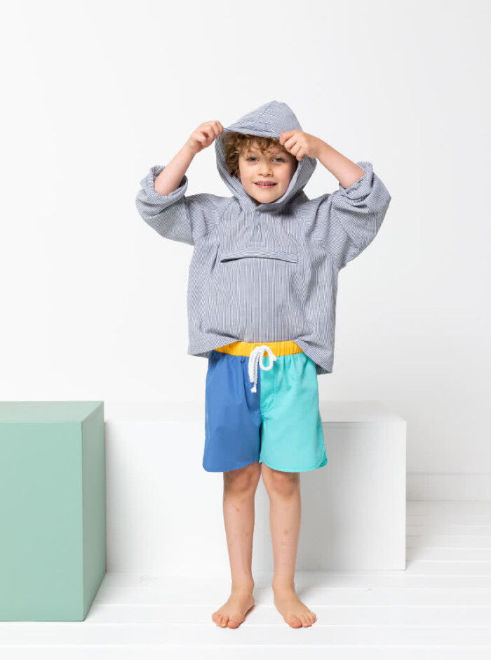 Style Arc - Ash Kids Anorak Pattern (UK Kids 1-8)