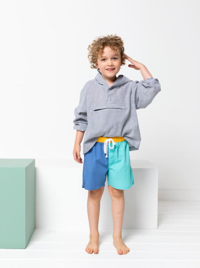 Style Arc - Ash Kids Anorak Pattern (UK Kids 1-8)