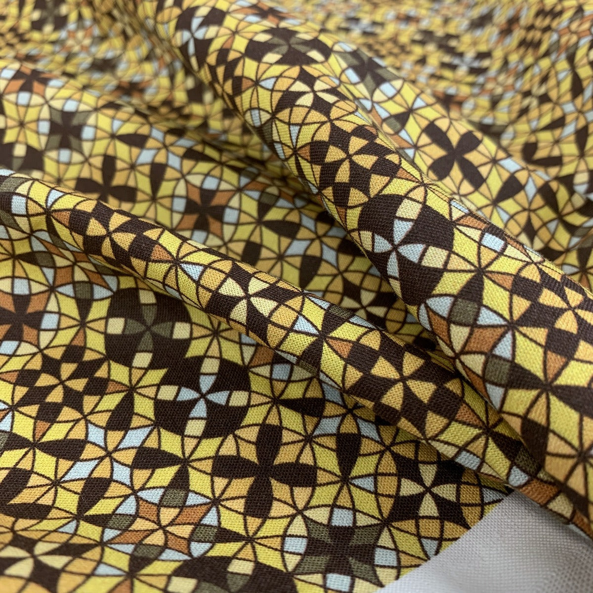 Stof Fabric - Kaleidoscope - Brown