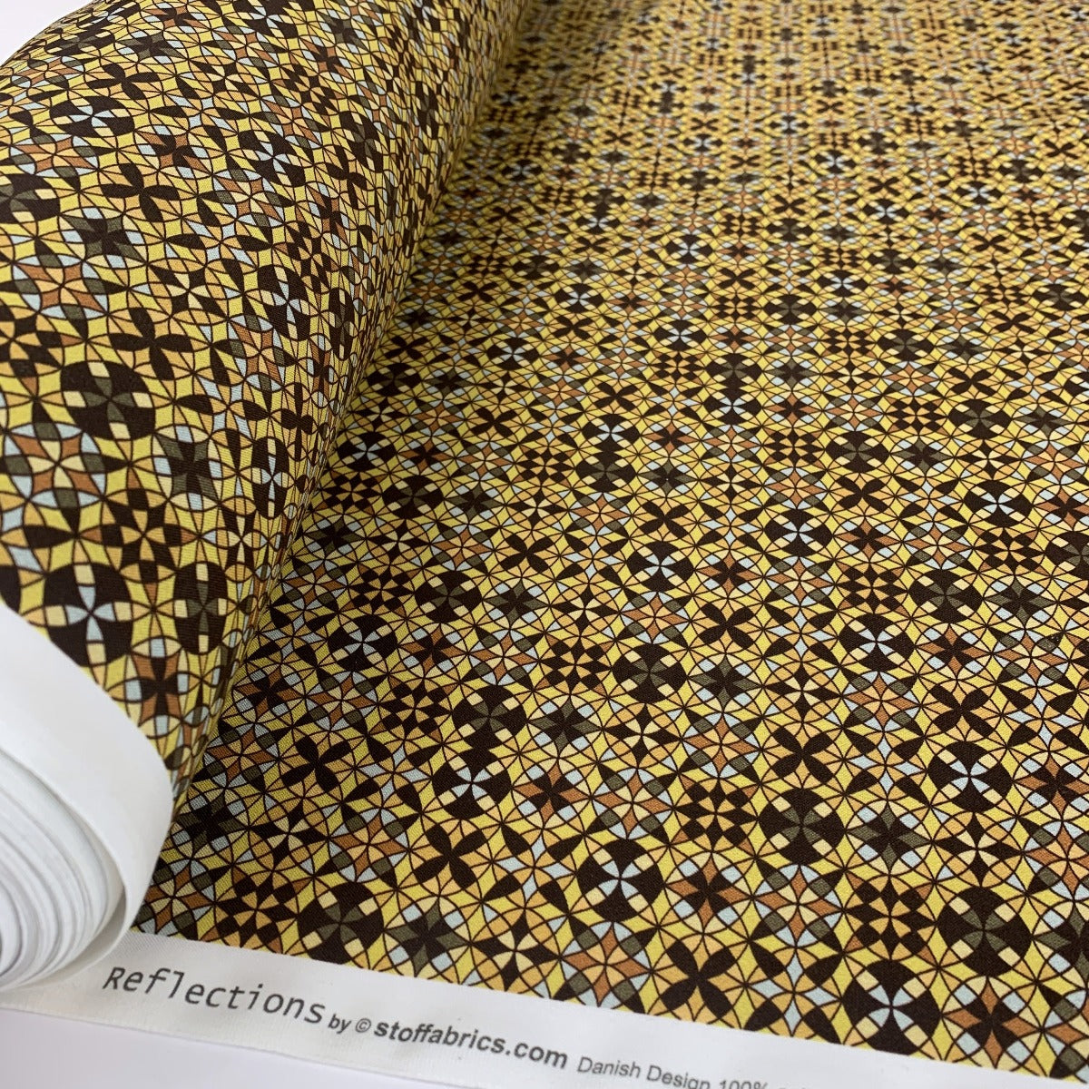 Stof Fabric - Kaleidoscope - Brown