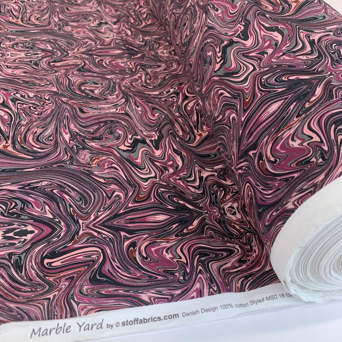 Cotton Dressmaking Fabric | Stof Fabric - Marble - Mauve – Croft Mill
