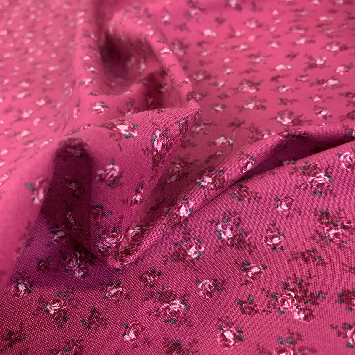 Stof Fabric - Buds - Pink