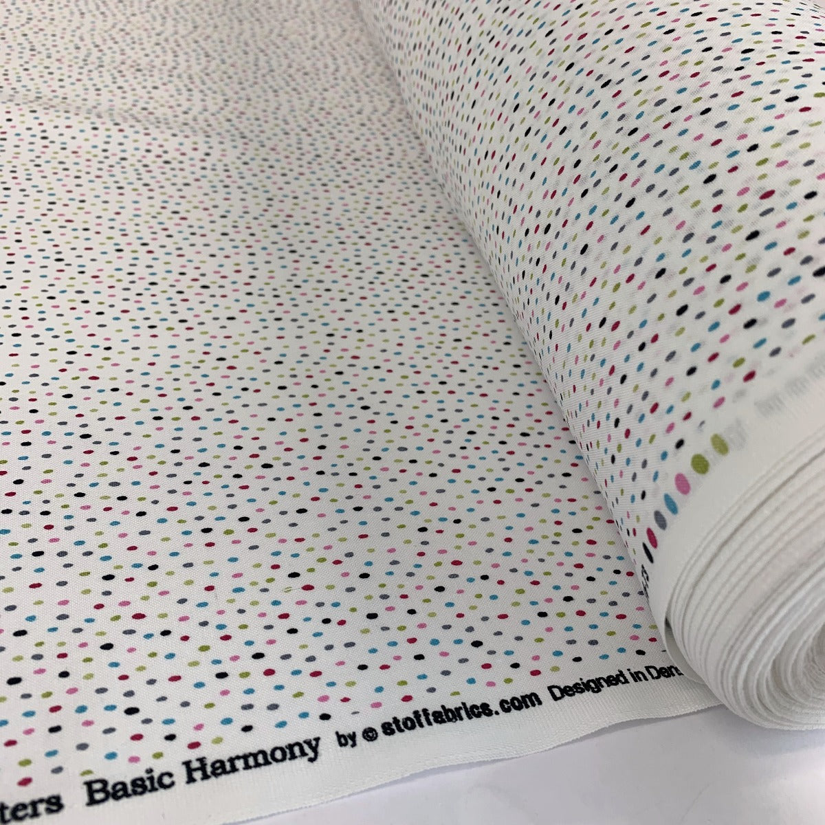 Stof Fabric - Rainbow Drops