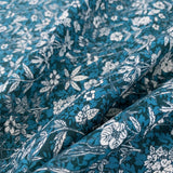 Stof Fabric - Turquoise Garden