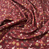 Remnant - Stof Avalana Jersey - Claret Bloom (0.5m)