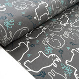 Stof Avalana Jersey - Pachyderm