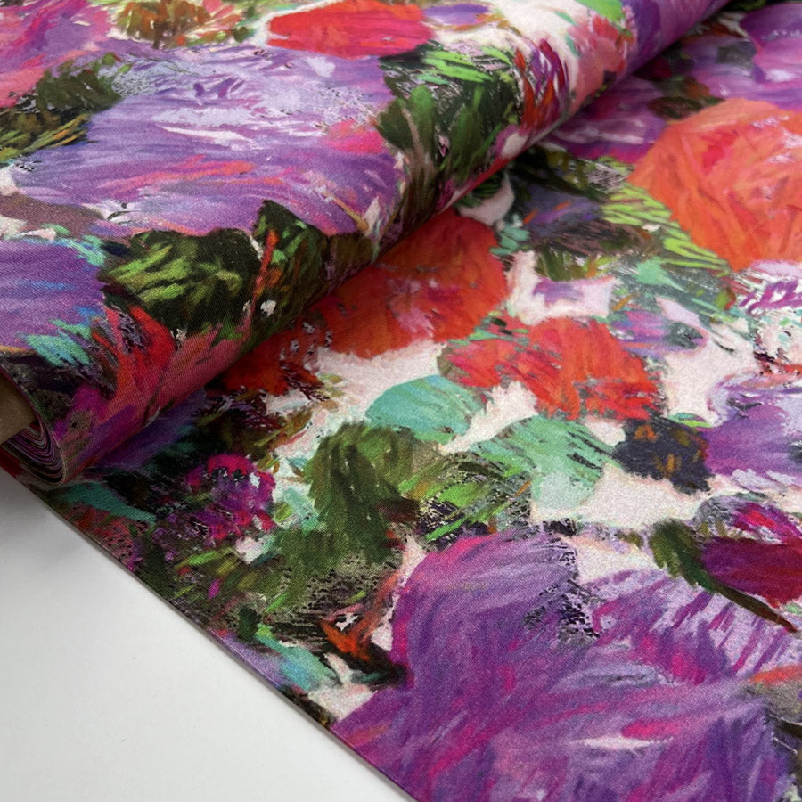 Stof Avalana Jersey - Petal Splash - Pink