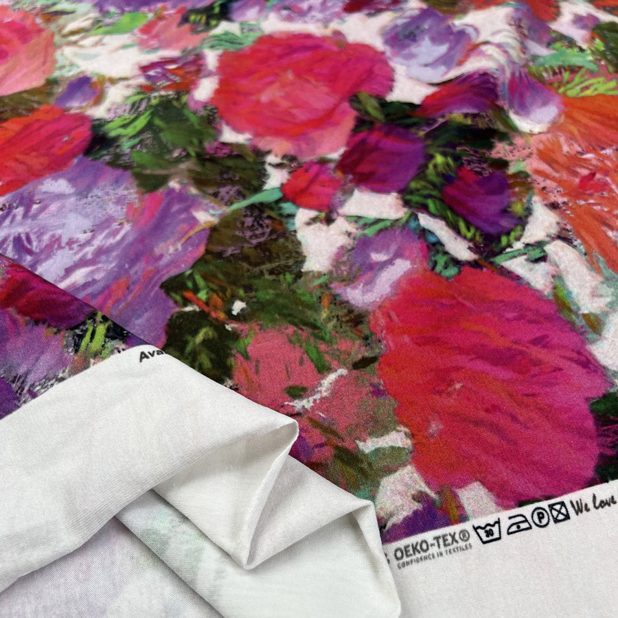 Stof Avalana Jersey - Petal Splash - Pink