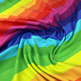 Stof Avalana Jersey - Rainbow