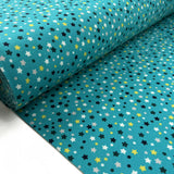 Stof Avalana Jersey - Turquoise Twinkle