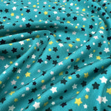 Stof Avalana Jersey - Turquoise Twinkle