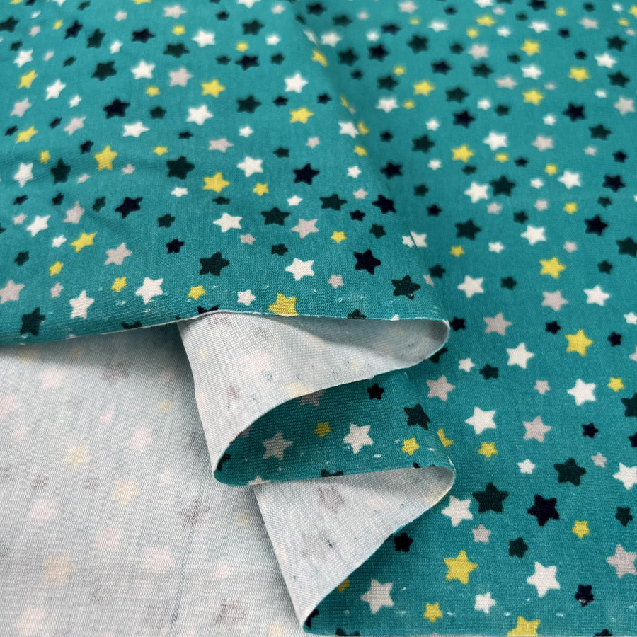 Stof Avalana Jersey - Turquoise Twinkle