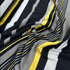 Stof Avalana Jersey - Yellow & Grey Stripe