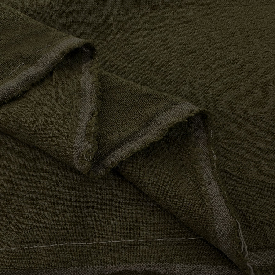 Stone Washed Linen - Khaki