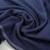 Stone Washed Linen - Navy