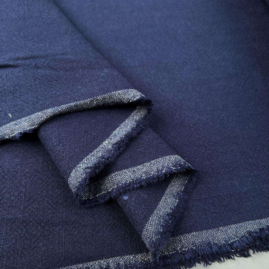 Stone Washed Linen - Navy