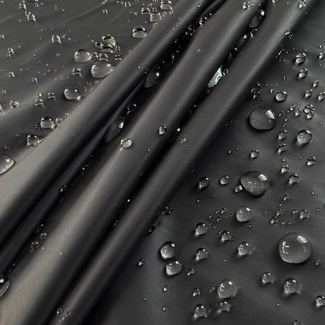 Storm Ahead Grey Nylon Water Resistant Lightweight Ex Designer Fabric Cu1