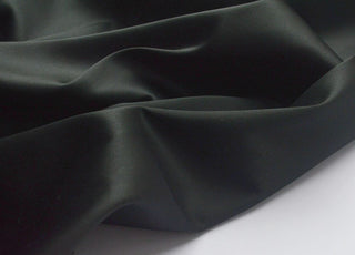 Stretch Duchess Satin Black Dress Fabric Cu