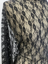 Stretch Lace - Black
