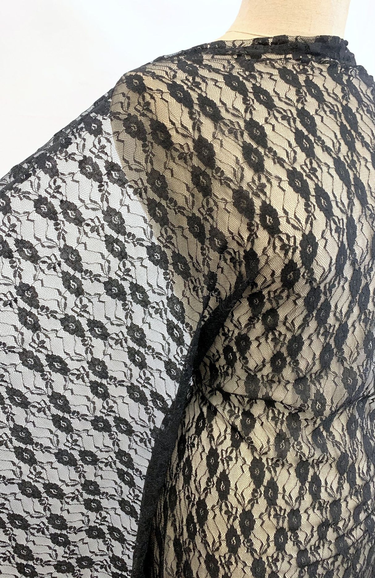 Stretch Lace - Black