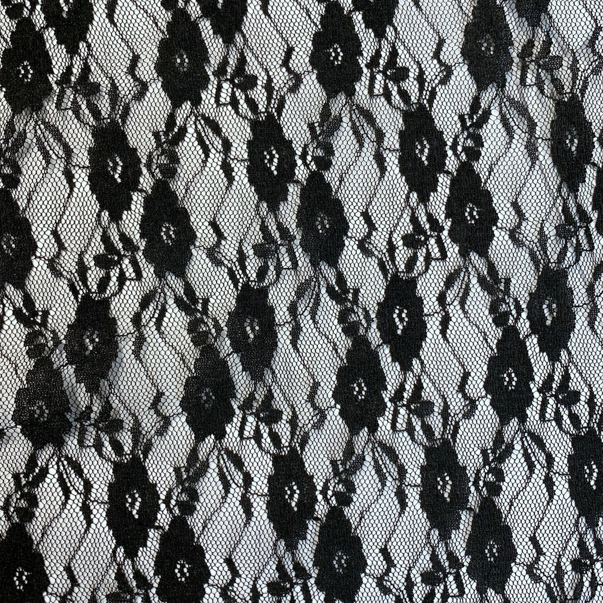 Stretch Lace - Black