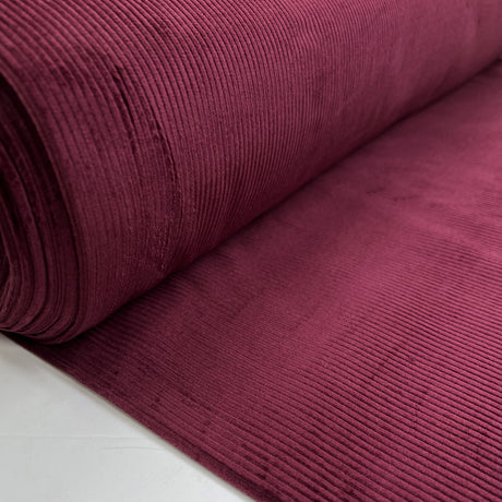 Stretch Corduroy Damson Cotton Elastane Heavyweight Trouser Fabric Bolt