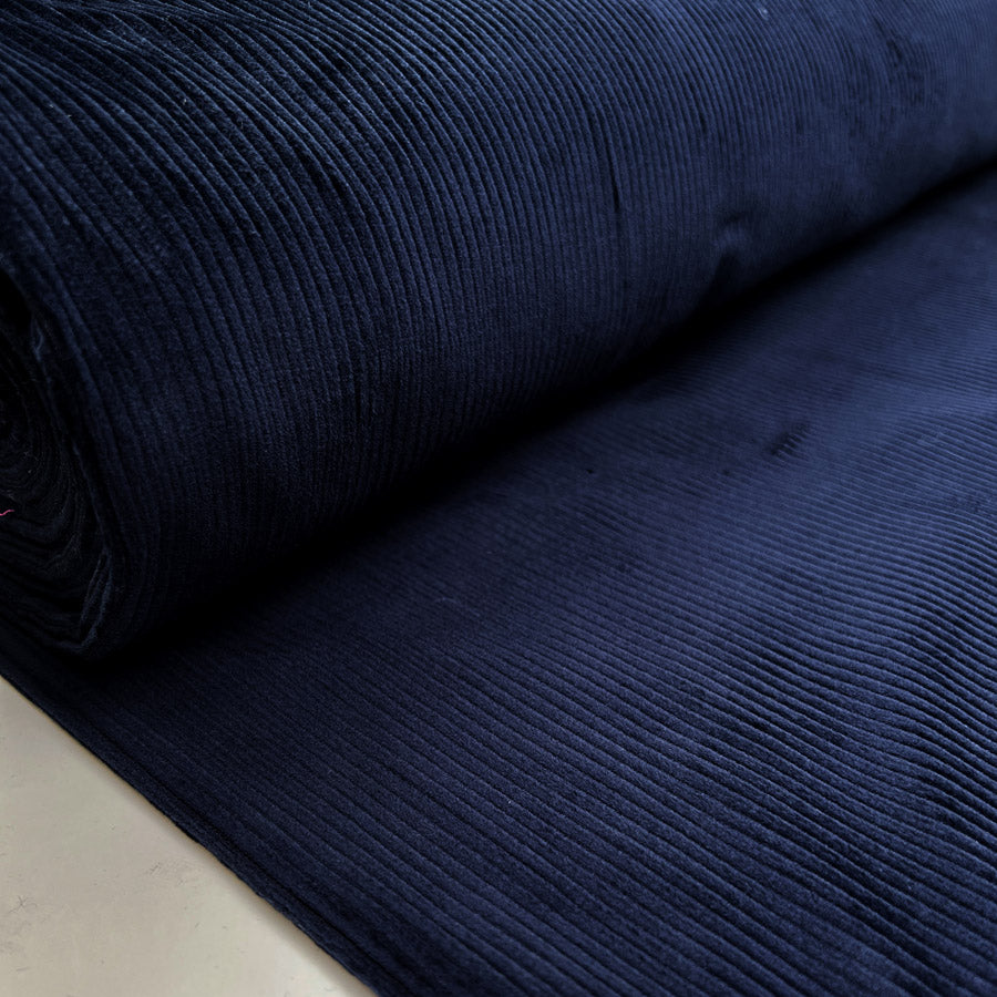 Stretch Corduroy - Navy