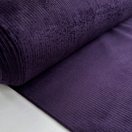 Stretch Corduroy Plum Cotton Elastane Heavyweight Trouser Fabric Bolt