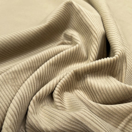 Stretch Corduroy Sand Cotton Elastane Heavyweight Trouser Fabric