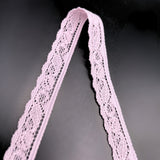 Stretch Lace Trim - Pink