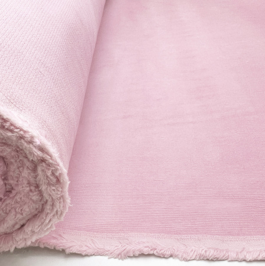 Stretch Needlecord - Pale Pink