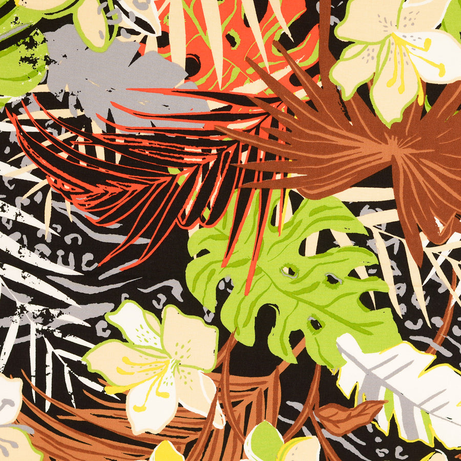 Draping Stretch Viscose Challis - Thicket