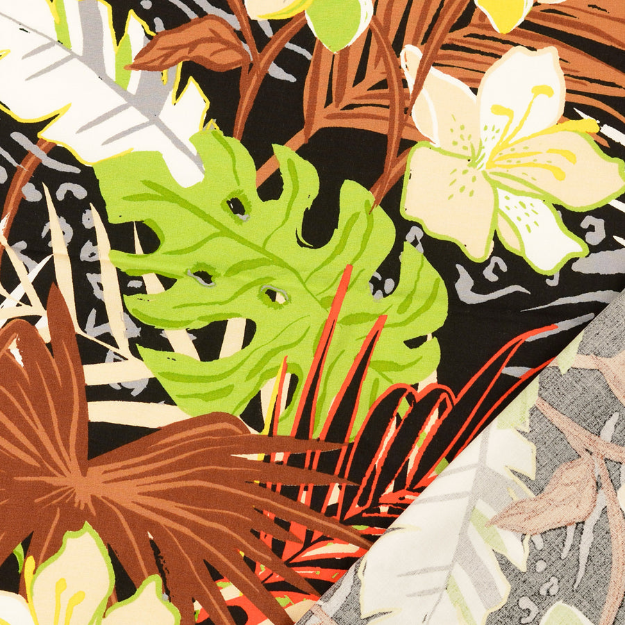 Draping Stretch Viscose Challis - Thicket