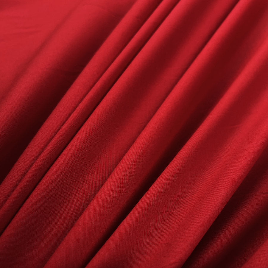 Stretch Shirting - Scarlet