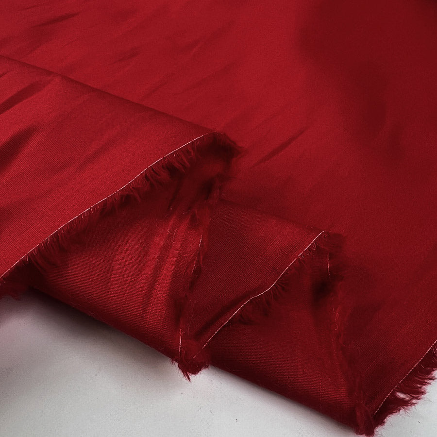 Stretch Shirting - Scarlet