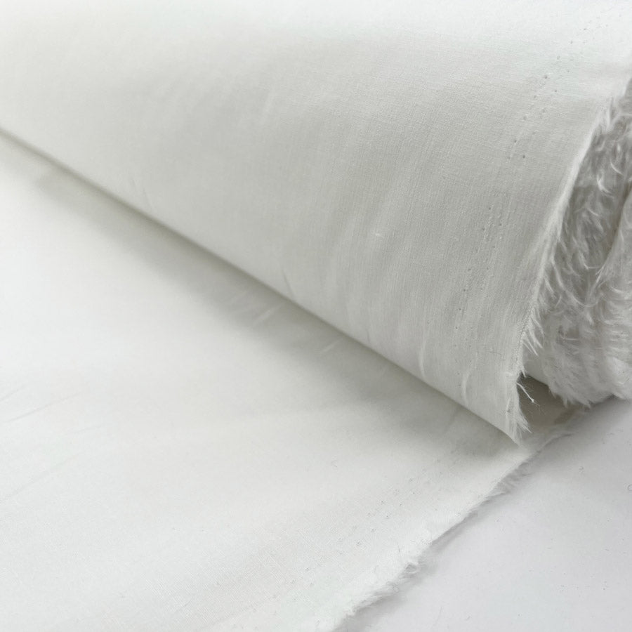 Stretch Shirting - White