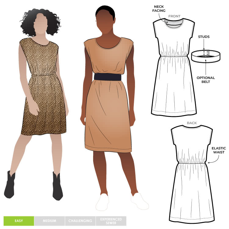 Style Arc - Olivia Dress Pattern (UK 4-16)