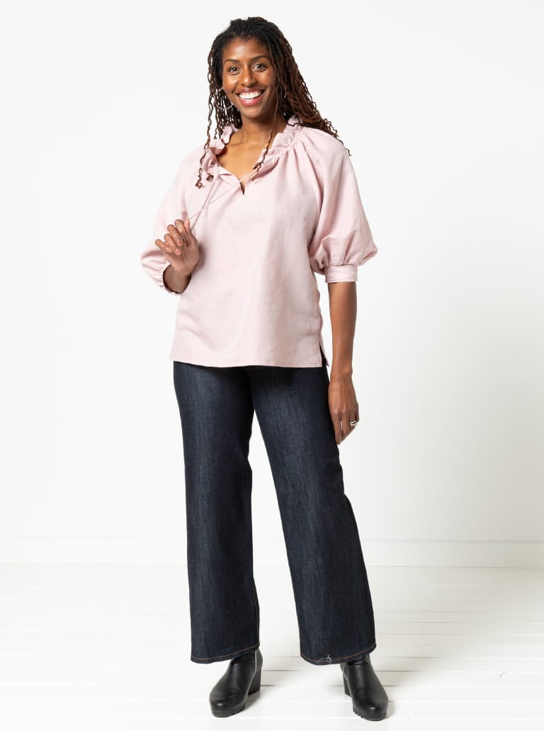 Style Arc - Reynolds Woven Top Pattern (UK 4-16)