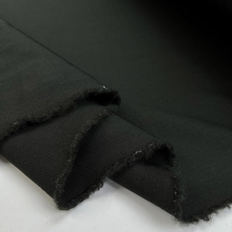 Suiting Fabric Lusso Fleece Wool Elastane Italian Green Grey Fabric Fold