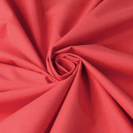 Summer Rain Red Polyester Nylon Peachskin Fabric Jacket Fabric Twist