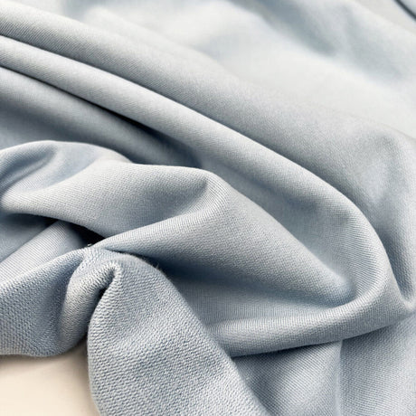 Sunday Softs Mist Blue Cotton British Terry Knit Jersey Fabric