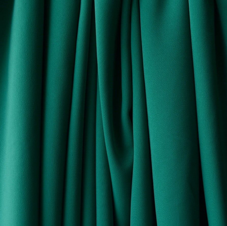 Superior Satin Crepe - Kingfisher Teal