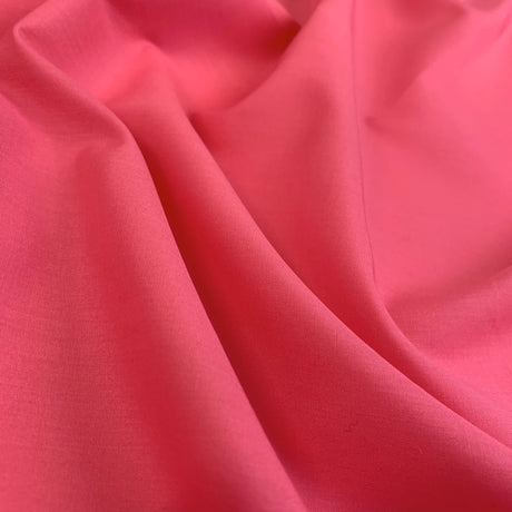 Superior Quality Plain Poly Cotton Cerise Cu1