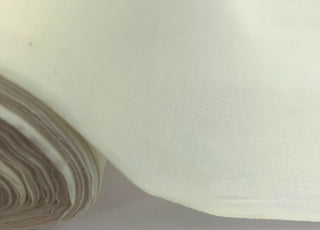 Superior Quality Plain Polycotton Cream Fabric Roll